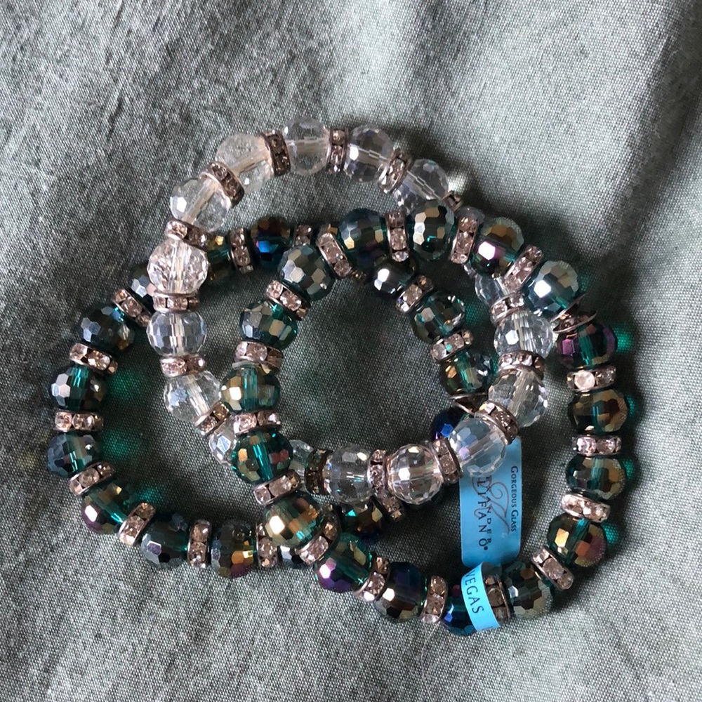 Alexander Kalifano ~ ArtGlass Stretch Bracelets